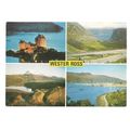 multiview, WESTER ROSS unused postcard . J.Arth...
