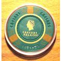 Caesars Palace Poker Chip Golf Ball Marker - Green