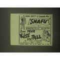 1945 Snafu and Kiss and Tell Plays Advertisemen...