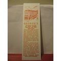 GEORGE'S BOOKSHOP, BRISTOL card bookmark =