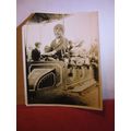 1930s LAD ON A FAIRGROUND RIDE photograph #