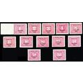 RG37-48, Mint LH (50¢ is NH) Silver Tax Stamps ...