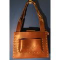 Beautiful Dark Brown Leather El Portal Handbag