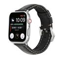 Silver Buckle Genuine Leather Watch Band, For A...