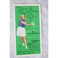 1936 Players Tennis No. 32 Forehand Volley, Mis...