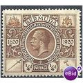 Bermuda 1921.SG74 1/4d Brown Mounted Mint.