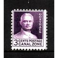 CANAL ZONE 1934 SG 142 3c GEN GOETHALS VIOLET F...