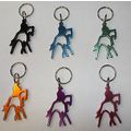 Aluminum Dressage Horse Key Chain - Choice of B...