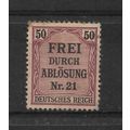 Germany.TheThirdReich.D89 50pf Black and Purple...
