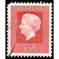 Netherlands 1976 Queen Juliana 55c Used Stamp.