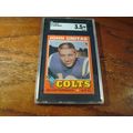 1971 Topps, Graded VG+ 3.5, JOHN UNITAS, HOF, Q...