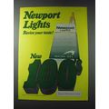 1981 Newport Lights Cigarettes Ad - Revive Your Taste