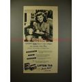 1945 Lipton Tea Ad w/ Janet Blair - Sheer Delig...
