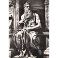 Roma Moses Michelangelo Italy Postcard Unused VGC