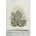 1860s engraving - House in the High Street, Str...