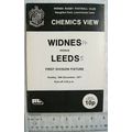 1977 programme Widnes v. Leeds, 1st Div.