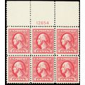 528B, Mint NH VF/XF GEM 2¢ TOP Plate Block of S...