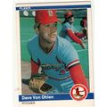 1984 Fleer Dave Von Ohlen baseball rookie card ...