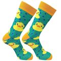 Novelty Duck Socks UK 4-7 Quack/Pond/Rubber Duc...