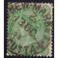 India 1892 - 97 QV 2 Anna 6 Pies Green used SG ...