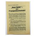 Original WW2 Russian/Soviet Air Drop Propaganda...