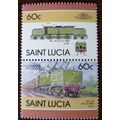 St Lucia 1986 Leaders World Railway Locomotives...