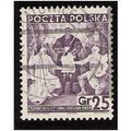 Mi 335: 25 gr brownish violet: 20th Anniv. of I...