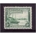 BERMUDA 1936 1/2d GREEN RED HOLE PAGET SG 98 M ...
