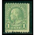 Used 597 1c Benjamin Franklin Average M09815