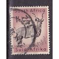SOUTH AFRICA 1954 WILD ANIMALS 1/- USED SG159