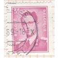 Belgium stamps 1958 - 3f reddish purple - King ...