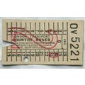 Vintage: ticket London Transport Country Buses ...