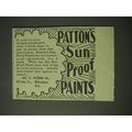 1900 Patton's Sun Proof Paints Ad
