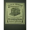 1900 Remington Standard Typewriter Ad - Thrice ...