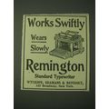 1900 Remington Standard Typewriter Ad - Works S...