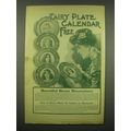1902 Fairy Soap Ad - Fairy plate calendar free