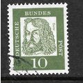 GERMANY BERLIN 1961 SG B197 10pf GREEN DURER FA...