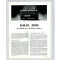 (6382) The BMW 2002 REVIEW - 1969 Article