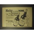 1966 Haig Scotch Ad - Haig in every home for Ch...