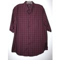 Van Heusen Men's Burgundy Wrinkle Free Stain Sh...