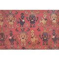 Peru Aztec 3rd Century Antique Fabric Embroider...