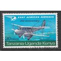 KUT 1967 EAST AFRICAN AIRWAYS AIRPLANE DRAGON R...