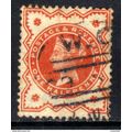 GB 1887 QV 1/2d Vermilion used SG 197 ( R723 )