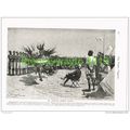 AN AFRICAN CHIEF'S DANCE, Book Illustration c1895