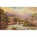 Vintage L.M. Long 'Photochrom' Postcard - Beddg...