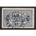 Fa TJ 19 d: 20 ö ultramarine-blue Official Stam...
