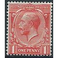1924 SG419 1d Scarlet Wmk Block Cypher Mounted ...