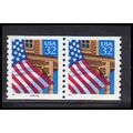 2913v 32c U.S. Flag Over Porch Very Fine MNH LG...