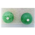 Green Aventurine Crystal 8mm Gemstone Stud Earr...