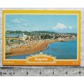 1989 postcard Paignton Beach
